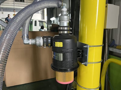 Cầu trục xoay ray nhôm đế di động hút chân không thùng giấy - ảnh 8