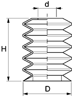 Bản vẽ giác hút BP35-SIT, BP39-SIT-B