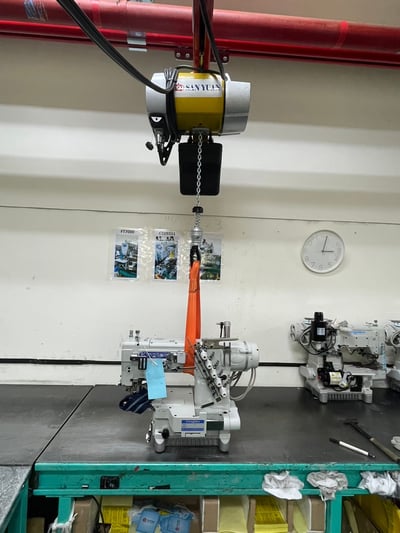 Thanh ray thép 200 kg treo trần, tuyến ray treo pa lăng điện - ảnh 26
