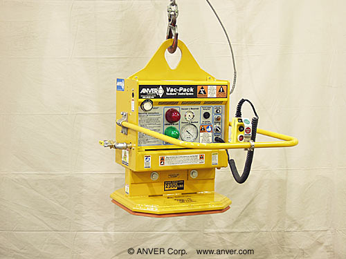 ANVER VPE3-L with FPS220220G-F3SP: lifting & handling high-temperature ingots up to 2300 lb (1043 kg)