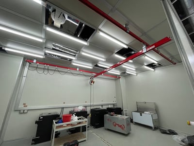 Thanh ray 5T treo trần kết hợp palăng điện KITO - ảnh 5