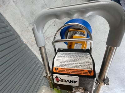 Cầu trục xoay ray nhôm treo bộ hút Anver hút bao khối cao su - ảnh 5