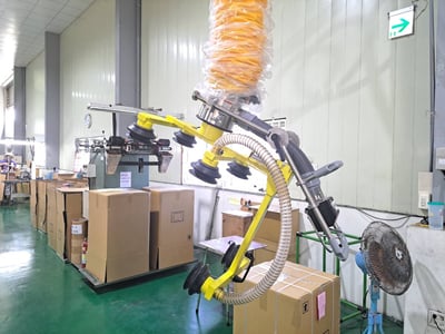 Cầu trục xoay ray 200kg treo tường, ANVER hút chân không thùng giấy - ảnh 9
