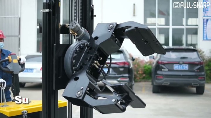 Xe Nâng Điện Nâng Cuộn & Xoay 90° | Tải 700kg | Cuộn 500–1200mm