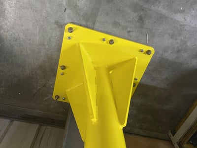 Suspended Pneumatic Jib Crane on 5T Rail with 200 kg Plastic Tray Gripper - ảnh 2