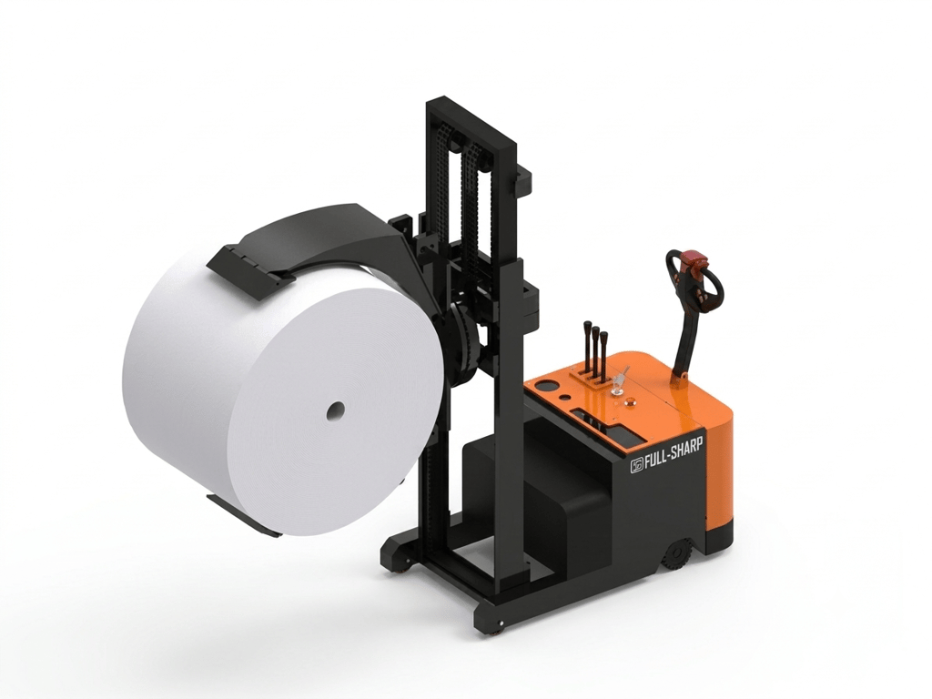 Hydraulic roll clamp stacker - view 4