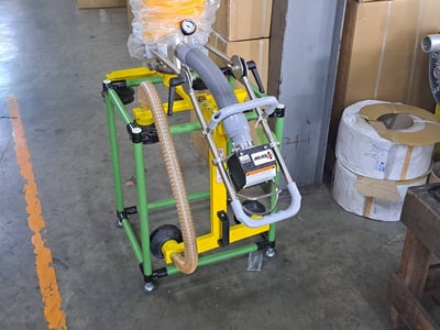 Cầu trục xoay ray 200kg treo tường, ANVER hút chân không thùng giấy - ảnh 15