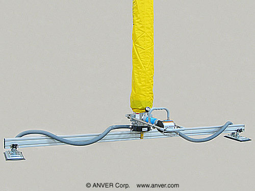 Ống hút chân không ANVER VT180 với bộ gá hai mặt hút nâng thùng carton dài