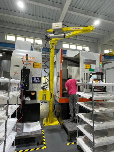 Cầu trục xoay khớp nối Lifts All hút khuôn cho máy CNC - ảnh 4