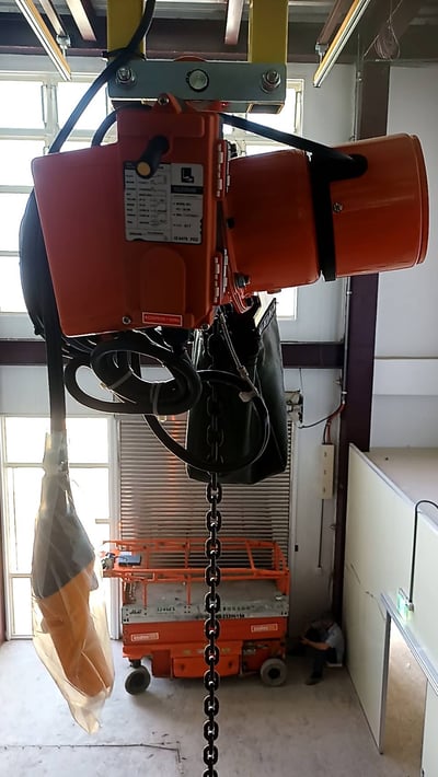Thanh ray 500kg treo trần cho hệ nâng hạ trong nhà xưởng - ảnh 12