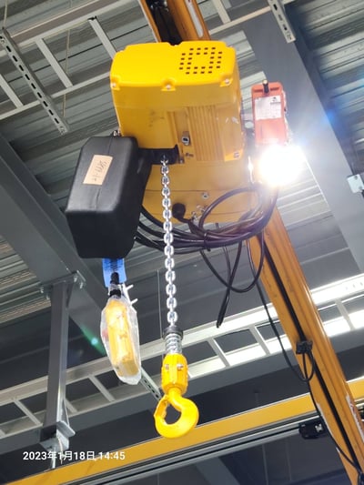 Pneumatic Jib Crane with Plastic Tray Hook Tool - ảnh 19