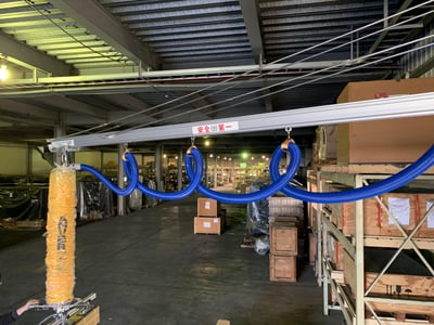 Column-Mounted Aluminum Rail Jib Crane with ANVER Vacuum Lifter for Long Cartons - ảnh 10