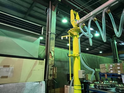 Mobile-Base Aluminum Rail Jib Crane with Becker Vacuum Motor for Carton Box Lifting - ảnh 13