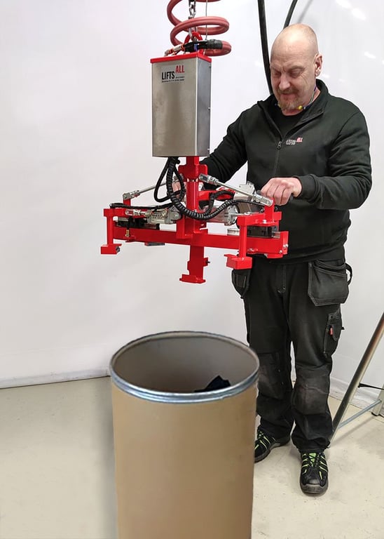 Lifts All combi-gripper for barrels and containers 89-11989