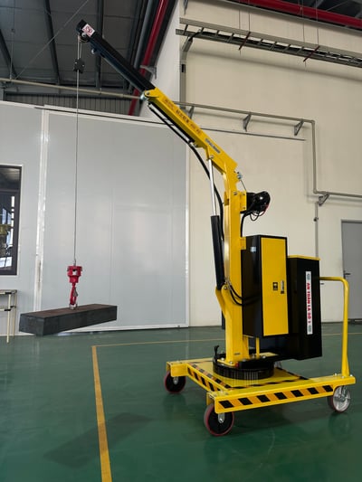 Xe cẩu mini 400 kg đẩy tay di động - ảnh 26