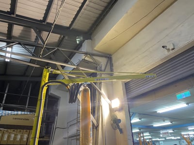 Mobile-Base Jib Crane with Anver Vacuum Tube Lifter and Long Side Handle for Carton Boxes - ảnh 16