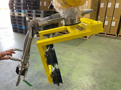 Thanh ray 5T treo trần 200 kg, ANVER hút thùng giấy bên hông - ảnh 3