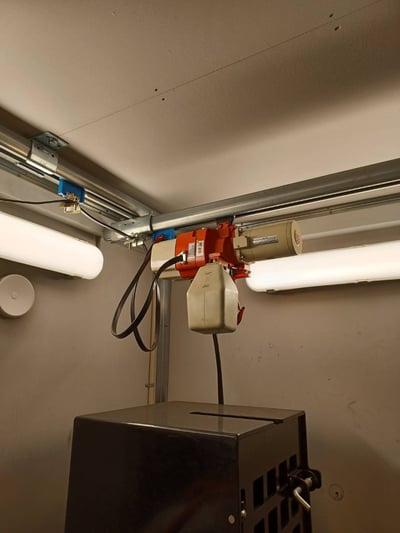 Ceiling-Mounted 5T Rail with KITO Hand Chain Hoist, 100 kg Capacity - ảnh 10