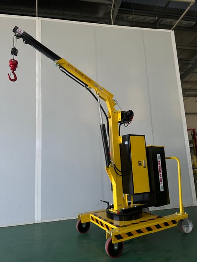 Xe cẩu mini 400 kg đẩy tay di động - ảnh 11