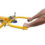 Positioning handles in use