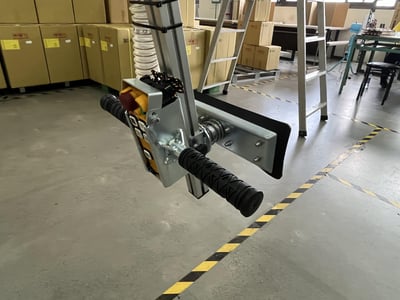 Fixed-Base Aluminum Rail Jib Crane with KITO Hoist for Carton Box Suction - ảnh 16