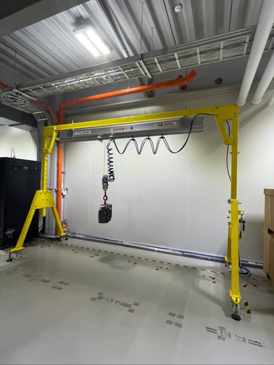 Cổng trục khí nén di động cho nhà xưởng - ảnh 12