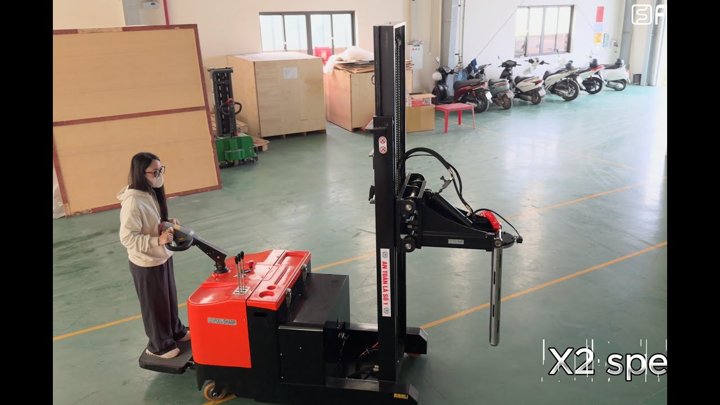 Hướng Dẫn Xe Nâng Cuộn Đâm Lõi Trục Hơi Air Shaft 400kg - Nâng Cao 3m | FULLSHARP