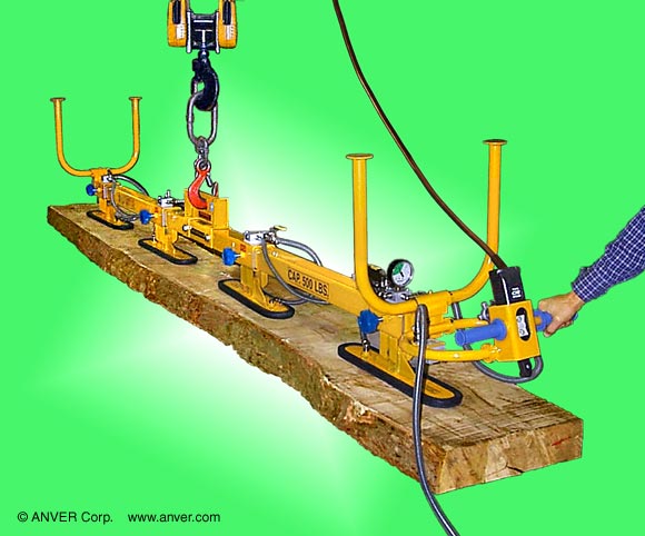 Dầm nâng 2 mặt hút lật nhờ trọng lực ANVER nâng gỗ