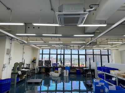 Thanh ray nhôm treo trần lắp air balancer 100 kg - ảnh 2