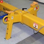 Pin-release parking stands on a lifter, photo 2