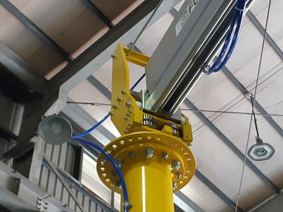 Pneumatic Jib Crane with Force-Sensing Handle and Lifting Hook - ảnh 7