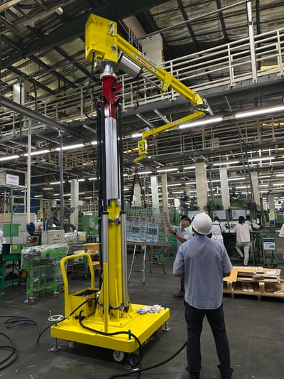 Tay nâng trợ lực di động 120 kg có cột chỉnh chiều cao - ảnh 7