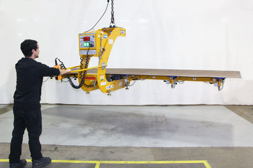Thiết bị lật mười hai mặt hút ANVER: tấm đã lật 180°