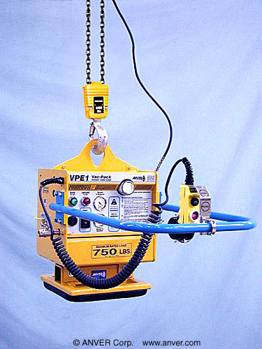 ANVER VPE1-FD with FPS130130G-B4: lifting and handling slate slabs up to 750 lb (340 kg)