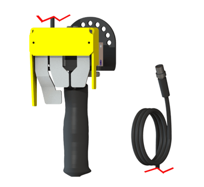 Tay cầm điều khiển khí nén - điện FDEPPA9510