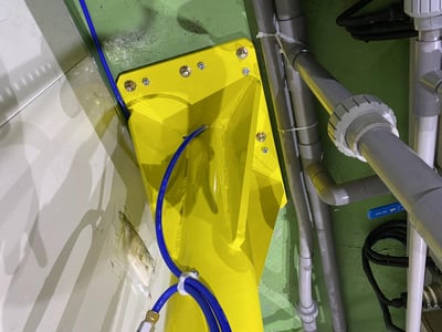 Pneumatic Jib Crane with Plastic Tray Hook Tool - ảnh 9