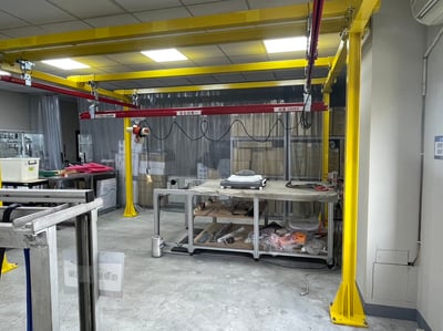 Cầu trục thanh ray 200kg với pa lăng điện KITO - ảnh 3