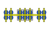 Crossarm and pad positions on 14-pad frame, diagram 5