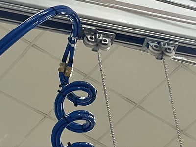 Cầu trục xoay khí nén treo mặt hút chân không hút thùng giấy - ảnh 11