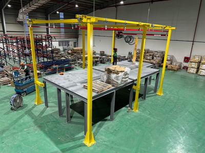 Bộ khung thanh ray thép 200 kg và ống hút chân không ANVER - ảnh 6