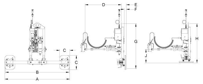 ET75M2-FP dimension drawing