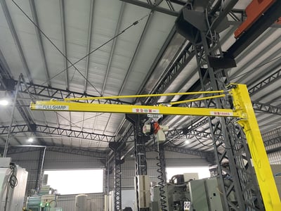 Cầu trục xoay treo pa lăng điện KITO dạng kéo tay - ảnh 6