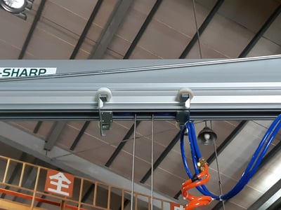 Pneumatic Jib Crane with Force-Sensing Handle and Lifting Hook - ảnh 6