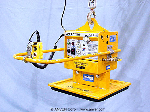 ANVER VPE1-FD with FPS220220G-B4: lifting and handling stone and granite blocks up to 2000 lb (907 kg)