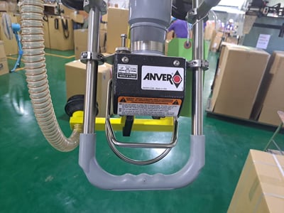 Cầu trục xoay ray 200kg treo tường, ANVER hút chân không thùng giấy - ảnh 7