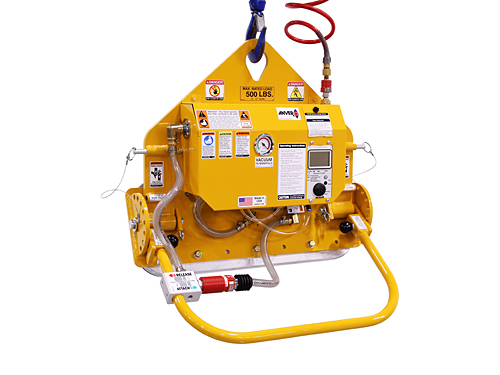 GUP-A50S-1025 single pad air powered vacuum lifter with gravity tilt