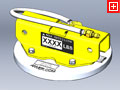 FPA150G33 round foam pad attachment