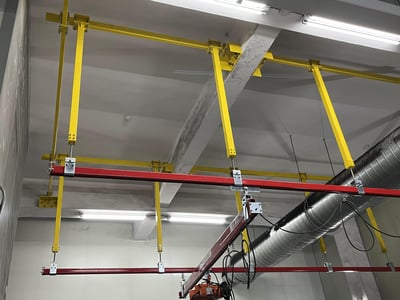 Overhead Rail and Electric Hoist for Lifting Material Rolls - ảnh 20