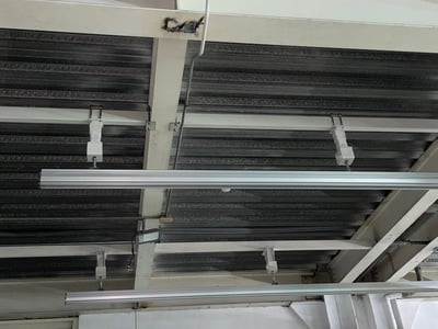 Thanh ray nhôm treo trần, cầu trục khí nén tay cầm cảm ứng lực - ảnh 12