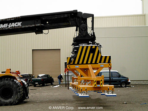ANVER E5000M16-538QTC-8/60FX electric powered heavy duty vacuum lifter with 16 pads